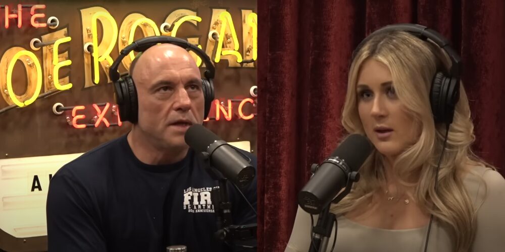 Riley Rogan Joe Rogan explores Biblical prophecy and morality with Riley Gaines ...