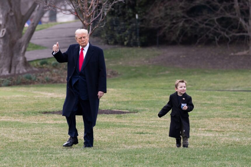 President Trump and Elon Musk’s son, Lil X, shared a heartwarming walk to Marine One, sparking a viral sensation. See how this tender moment captivated millions on ThriveNews.co.