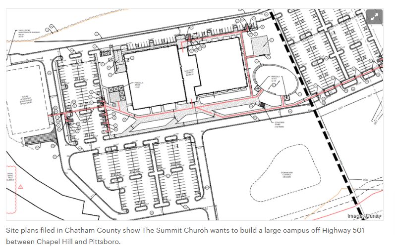 Another view of site plans provided by JD Greear and The Summit Church to rezone their 100-acre land.