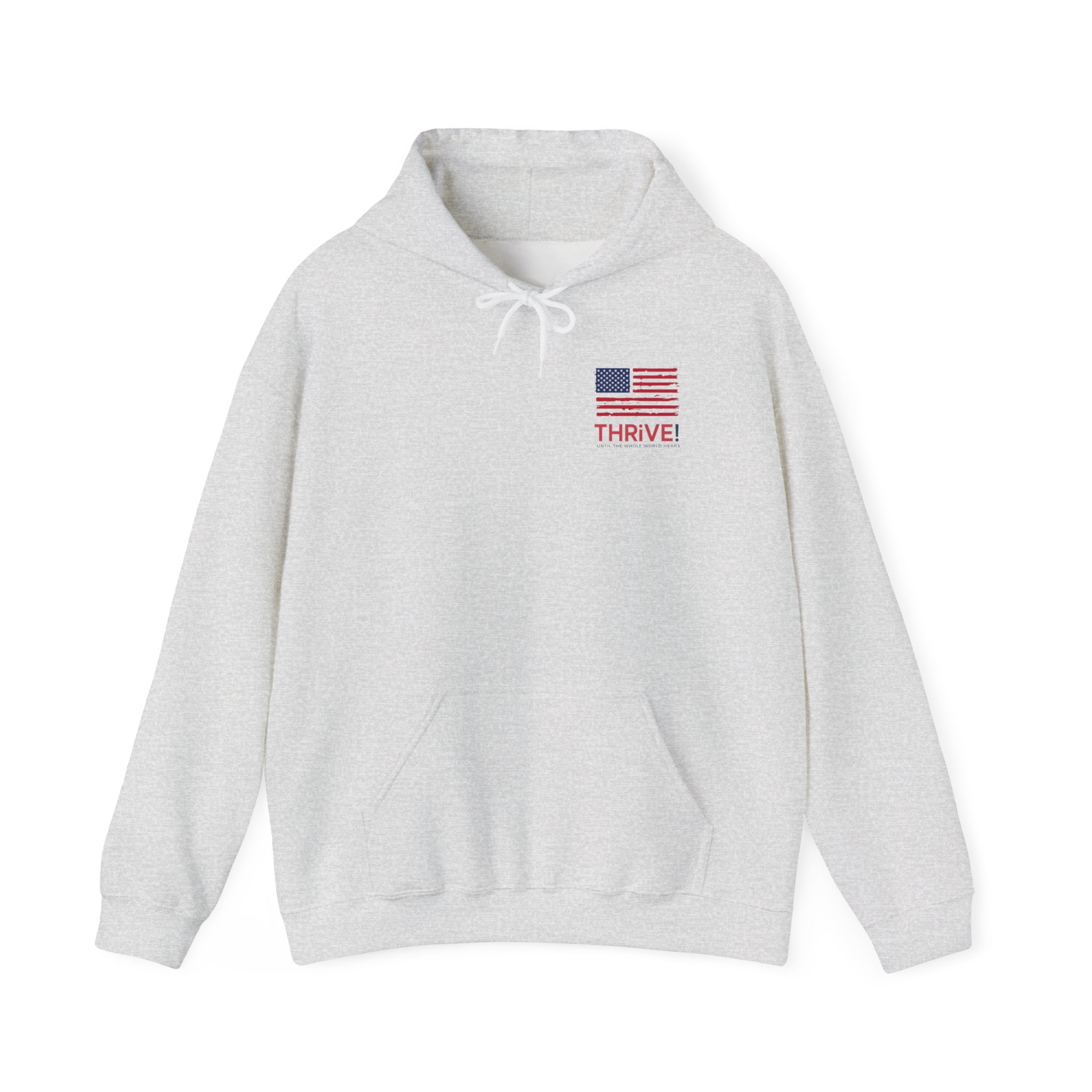 An American Awakening - THRIVE! Flag Hoodie – American Flag Pullover