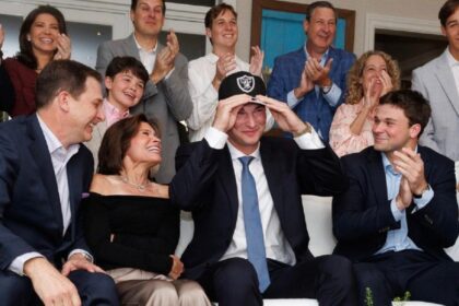 Fernando Mendoza, the former Indiana Hoosiers star who led his team to a national championship and claimed the Heisman Trophy, was selected with the No. 1 overall pick by the Raiders on Thursday night. Yet rather than soaking in the spotlight in Pittsburgh, he chose to celebrate at home with his family.