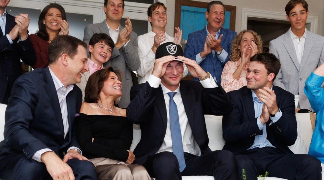 Fernando Mendoza, the former Indiana Hoosiers star who led his team to a national championship and claimed the Heisman Trophy, was selected with the No. 1 overall pick by the Raiders on Thursday night. Yet rather than soaking in the spotlight in Pittsburgh, he chose to celebrate at home with his family.