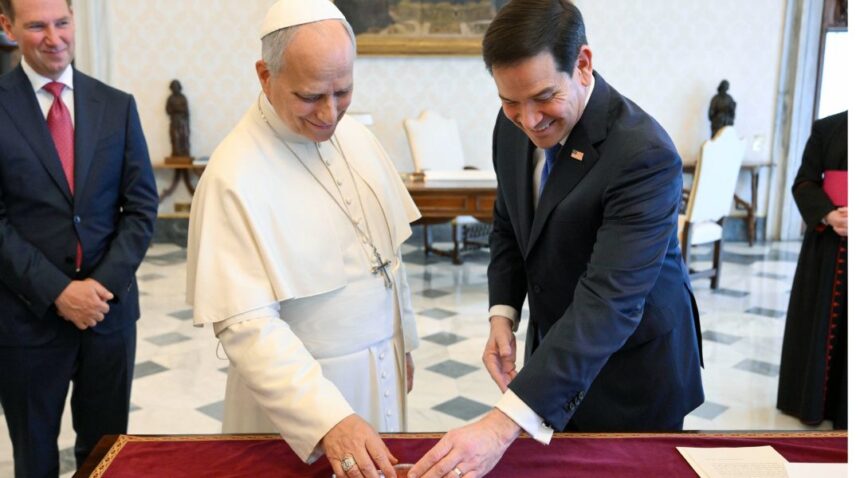 Secretary of State Rubio Holds High-Level Talks with Pope Leo XIV and Cardinal Parolin on Middle East Peace, Humanitarian Efforts, and Religious Freedom