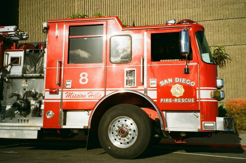 California fire engine for Orange County search-and-rescue readiness coverage
