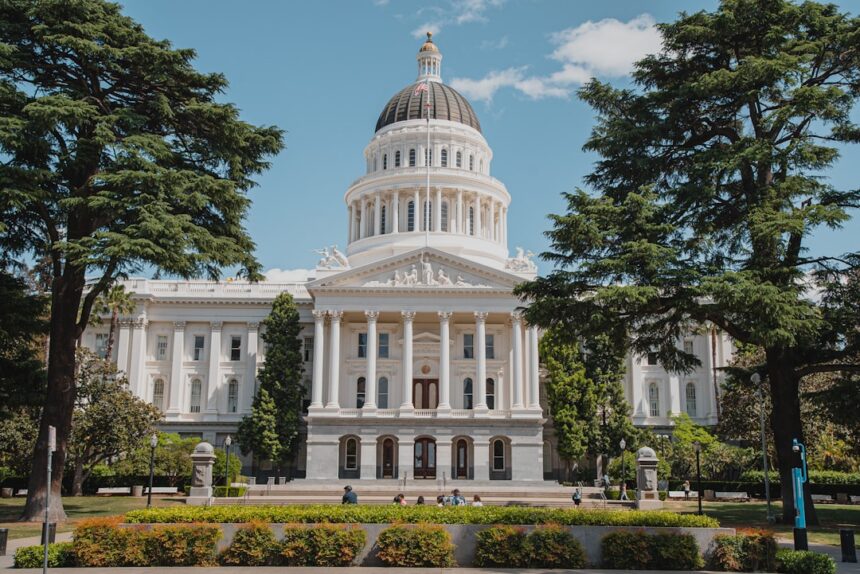 California government building illustrating Costa Mesa city employee compensation decisions