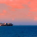 Cargo ship at sea illustrating pressure on Red Sea shipping routes