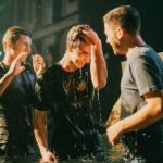 Christian baptism by immersion during a worship gathering