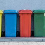 Commercial trash bins