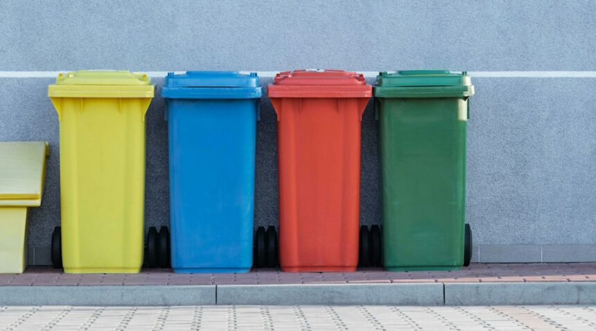 Commercial trash bins