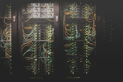 Data center servers representing artificial intelligence infrastructure