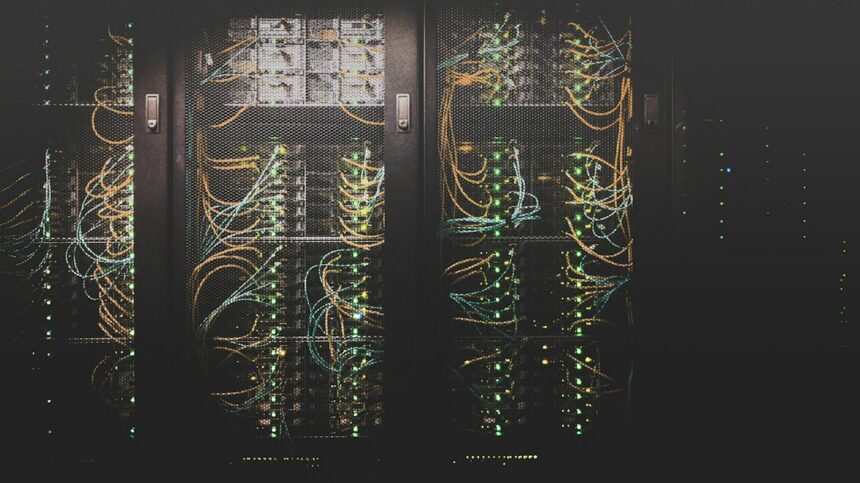 Data center servers representing artificial intelligence infrastructure