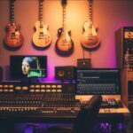 Digital music-production studio illustrating Suno’s new licensed AI music models.