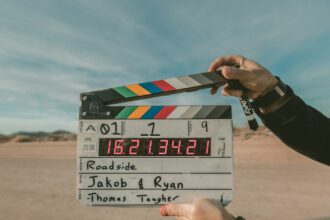 Film production clapperboard representing The Chosen Season 6