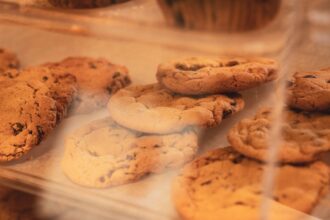 Fresh cookies illustrating Levain Bakery's opening at Fashion Island in Newport Beach