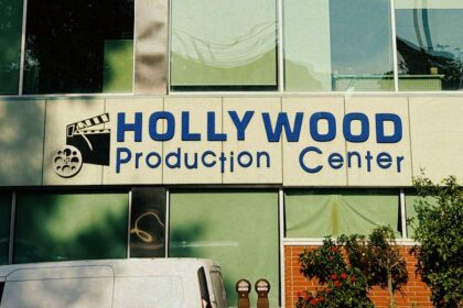 Hollywood production building in California