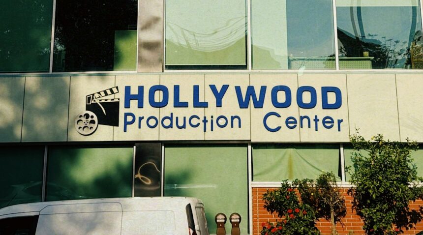Hollywood production building in California