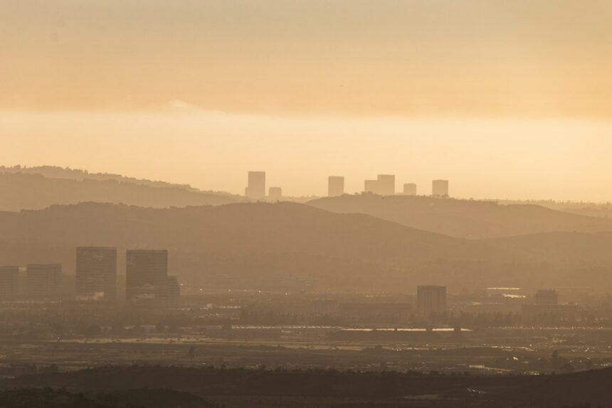 Irvine skyline and office buildings illustrating the city budget discussion