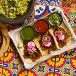 Modern Mexican food spread, illustrative photo