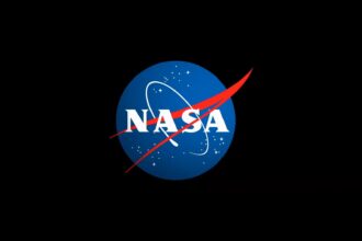 NASA insignia against a star-filled space background