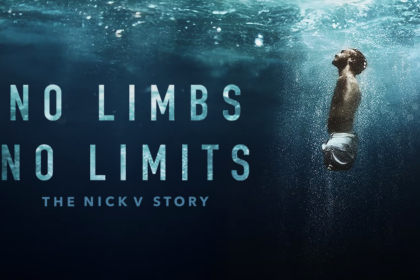 No Limbs No Limits: The Nick V Story official promotional artwork featuring Nick Vujicic