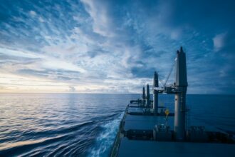 Oil tanker traveling at sea as energy markets react to Iran negotiations