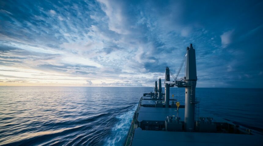 Oil tanker traveling at sea as energy markets react to Iran negotiations
