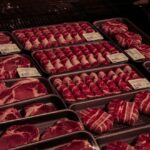 Packaged raw meat representing a nationwide meat recall