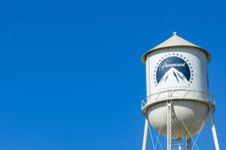 Paramount studio water tower in Hollywood