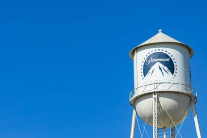 Paramount studio water tower in Hollywood