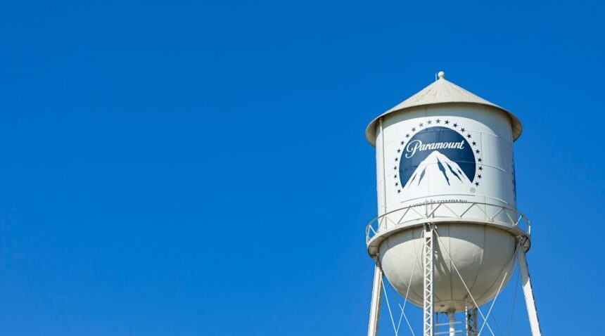 Paramount studio water tower in Hollywood