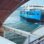 Passenger ferry traveling across open water in the Philippines