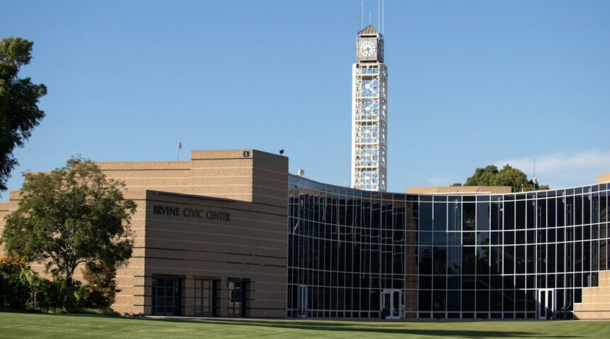 Representative civic building exterior for Irvine city government coverage