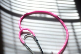 Stethoscope representing medical practice and professional conscience