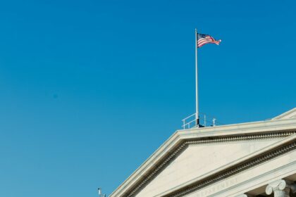 U.S. government building representing Treasury and financial markets