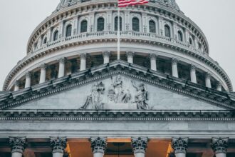 United States Capitol building representing the congressional action required for a proposed dividend