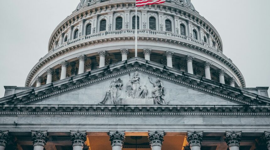 United States Capitol building representing the congressional action required for a proposed dividend