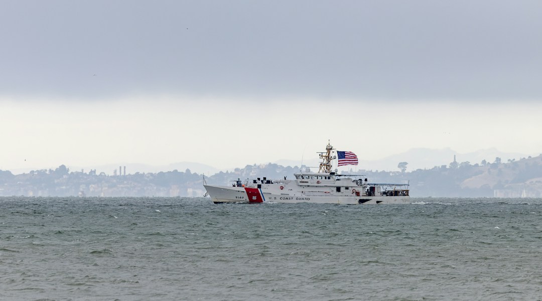 U.S. vessel at sea