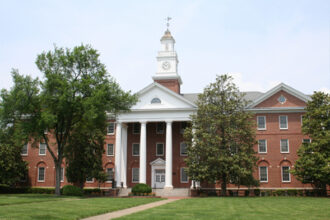 Virginia Hall on the Virginia State University campus