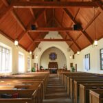 Church interior; illustrative photograph, not a still from the documentary