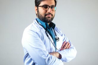 Doctor in a medical setting