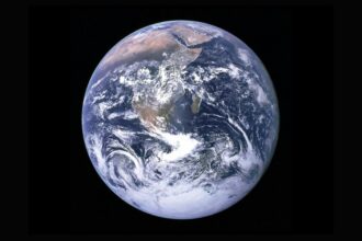 Earth seen from space, illustrative image; not ICEYE imagery