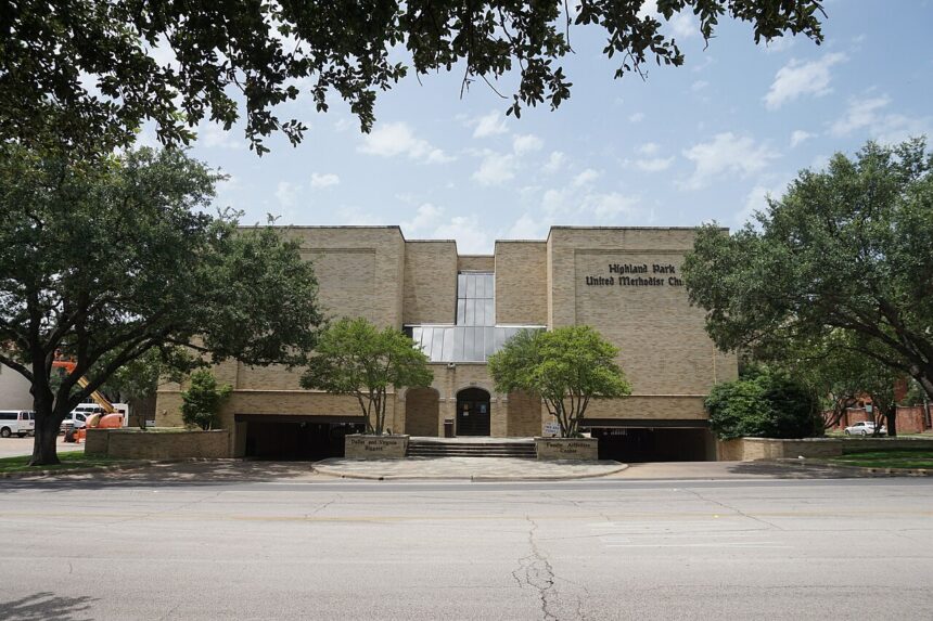 Highland Park United Methodist Church Family Activity Center in University Park, Texas, photographed in July 2016.