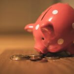 Piggy bank illustrating savings