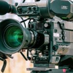 Professional video camera; illustrative photograph, not an ABC studio